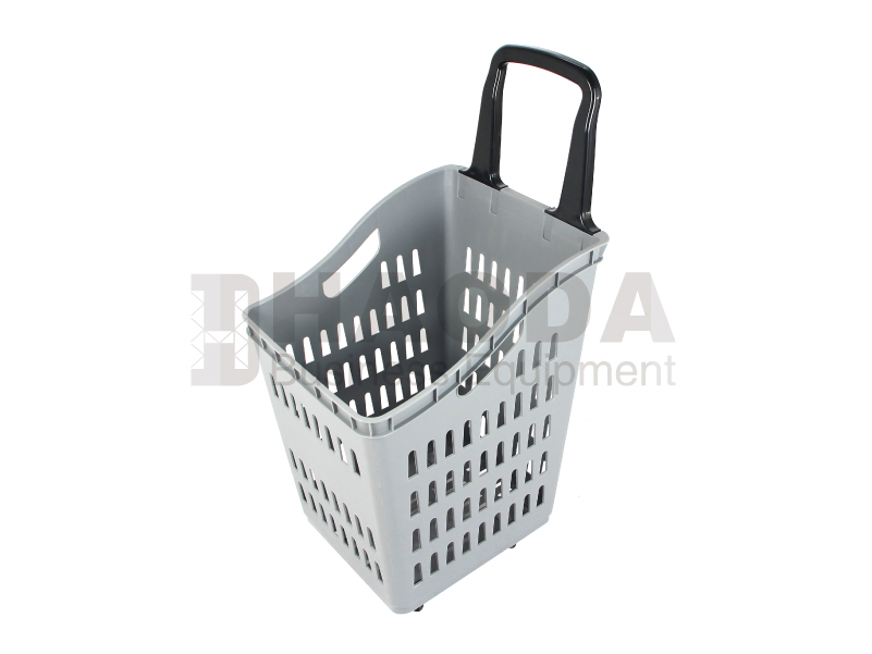 Four wheel trolley basket-15